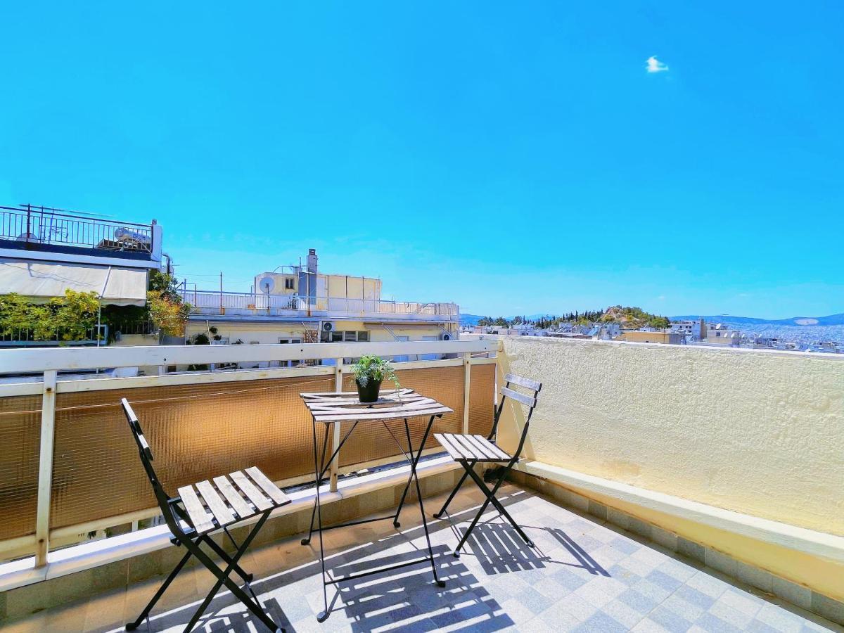 Wsd Luxury Stylish 1Bd Apt With City View Balcony Athen Eksteriør billede