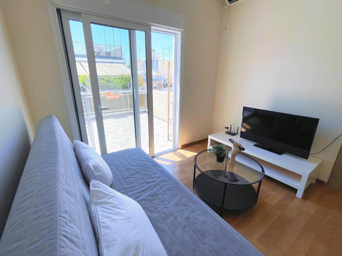 Wsd Luxury Stylish 1Bd Apt With City View Balcony Athen Eksteriør billede