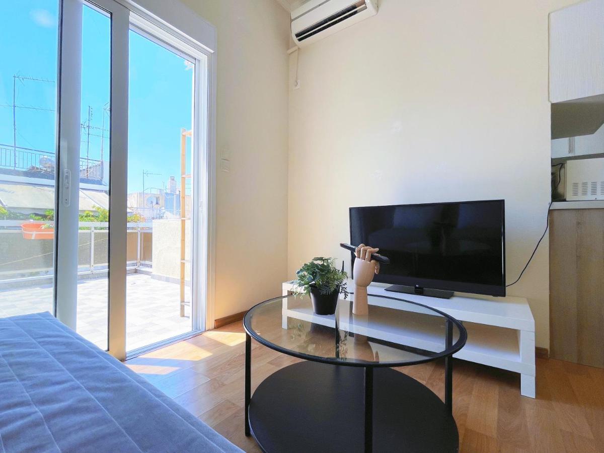 Wsd Luxury Stylish 1Bd Apt With City View Balcony Athen Eksteriør billede